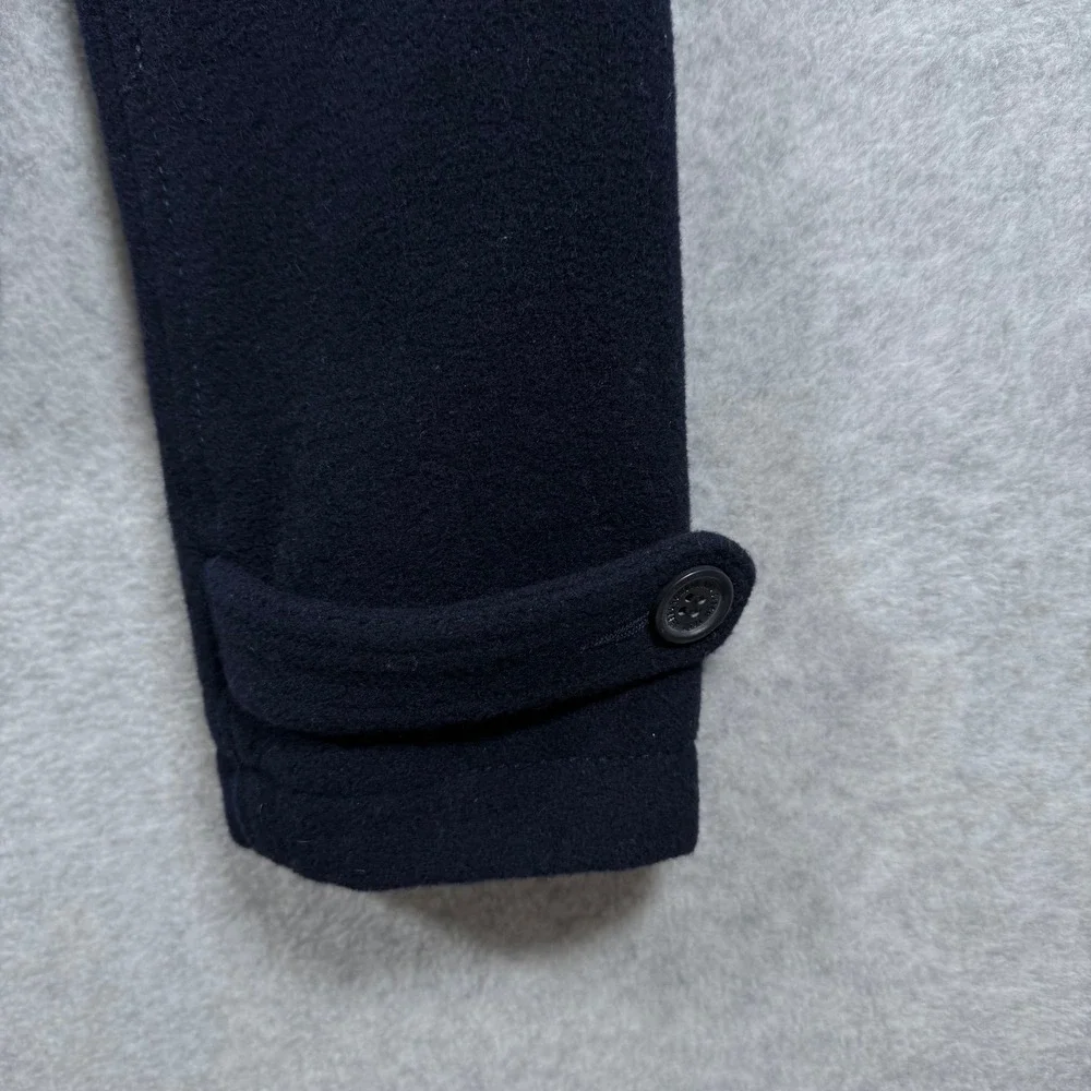Vintage Abercrombie & Fitch Womens Medium Navy Blue Wool Blend Peacoat Jacket - Picture 6 of 16